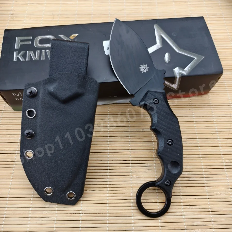 

Нож с фиксированным клинком FX 637, клинок из стали 8Cr13Mov, рукоять G10, эргономичная рукоятка, легкий и прочный, подходит для кемпинга и пикников