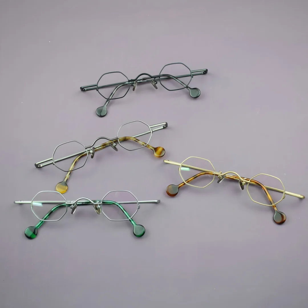 التيتانيوم Aolly إطارات النظارات الموضة خفيفة للغاية البصرية الضوء الأزرق وصفة طبية نظارات قصر النظر مد البصر للرجال والنساء