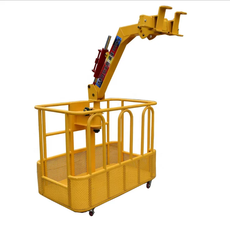 

Top Quality Crane Manipulator Hydraulic Telescope Car Crane with Basket
