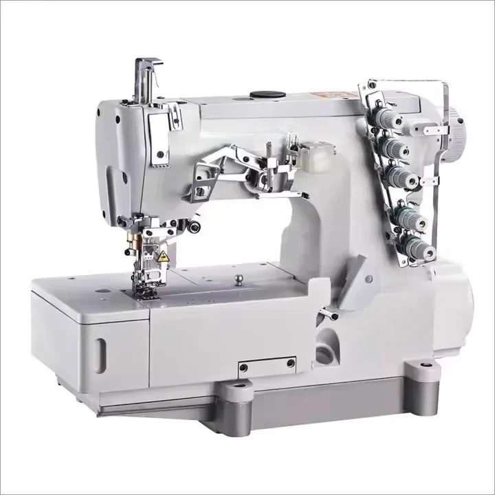 High Speed Automatic Metal Interlock Flat Sewing Machine For Garment Decoration