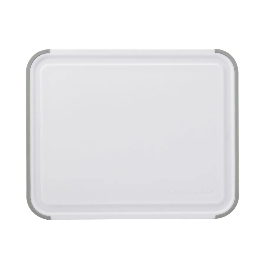 

Classic Nonslip Plastic Poly Cutting Board 8x10-inch White