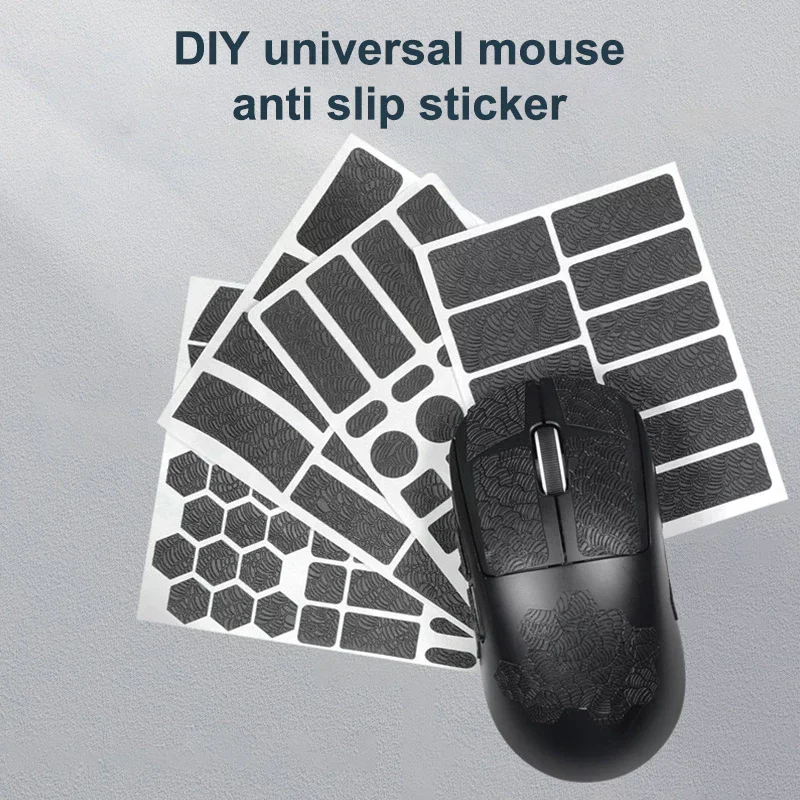 DIY Mouse Non Slip Sticker Universal Sweat Resistant Anti Slip Mouse Sticker For GPW 4 3 X-Raypad Mouse Grip Tape