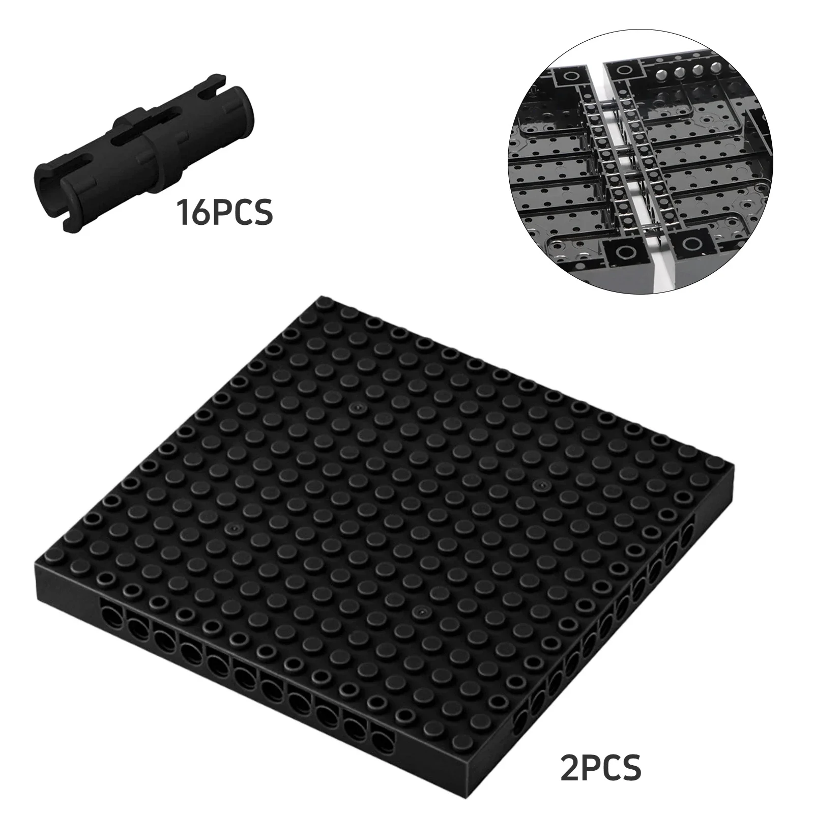 Pixel Art met gratis pinnen Bouwsteen bodemplaat 65803 Baksteen 16X16 Grondplaat Onderdeel Compatibel 98138 Kleine deeltjes Speelgoedcadeau
