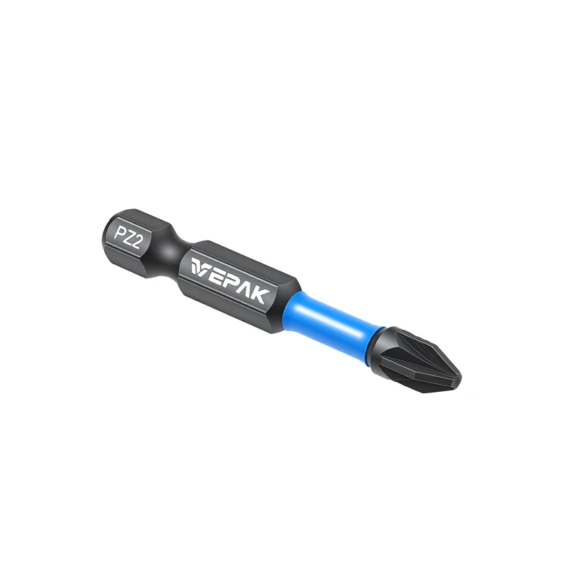 VEPAK VP1PZ2050-1 Screwdriver Bit Type PZ2 50MM Length — Compatible With Drills And Impact Drivers