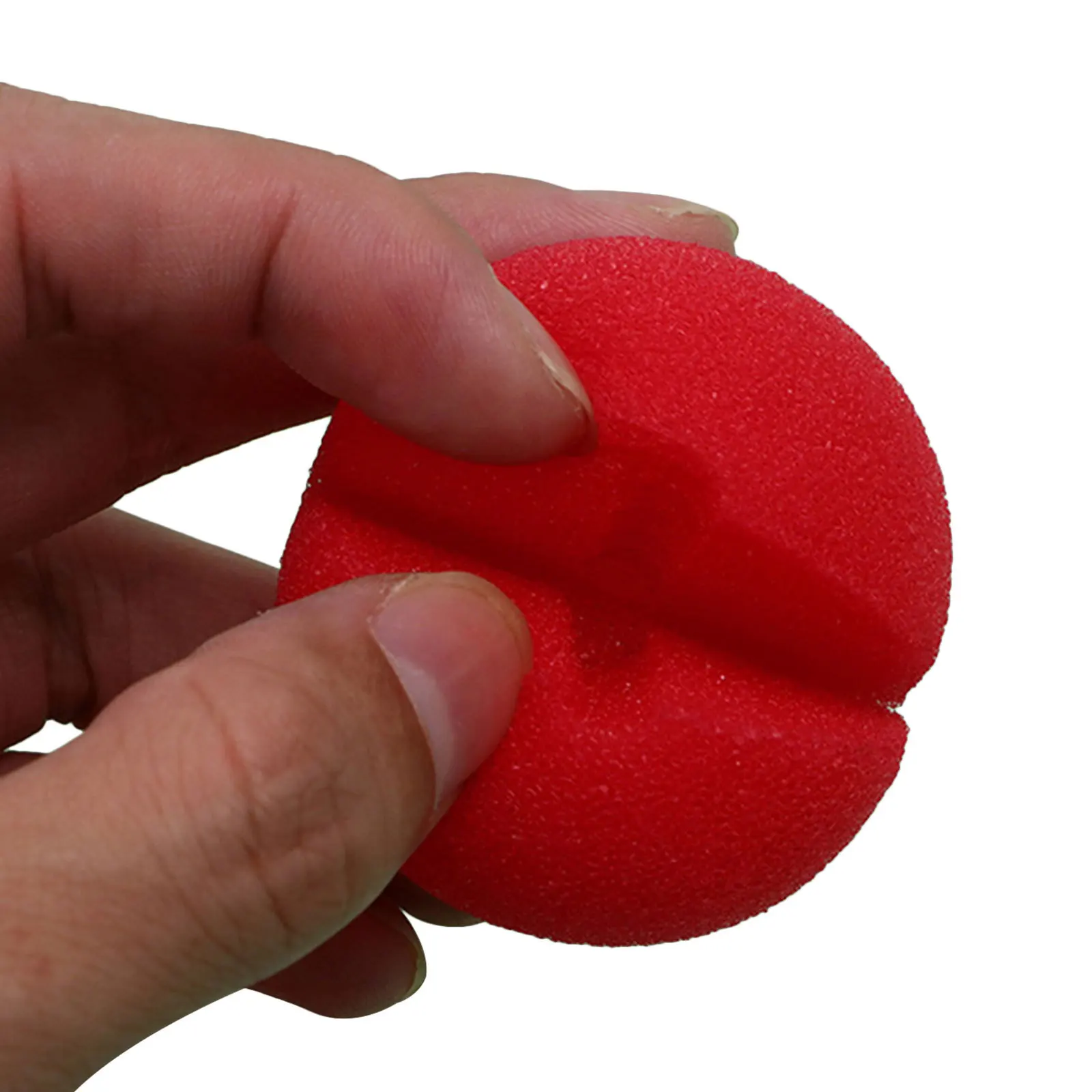 

40pcs Clown Sponge Ball Nose Red For Halloween Cosplay Party Circus Costume Decor Prop Accessory Role Play Supply
