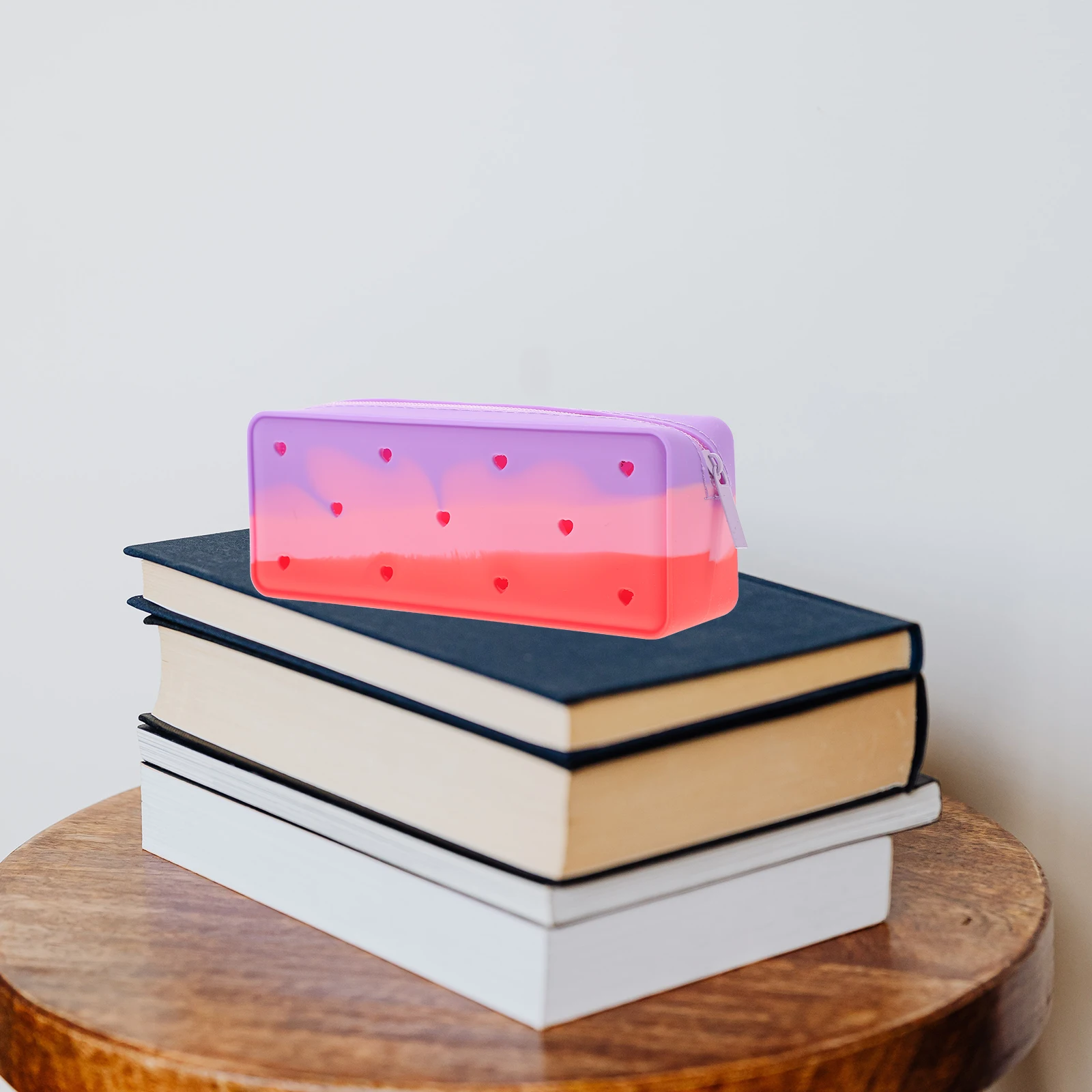 

Silicone Pencil Case Large Capacity Pen Bag Kids Students Stationery Box Aesthetic Colored Pouch Portable Organizer Gift Idea