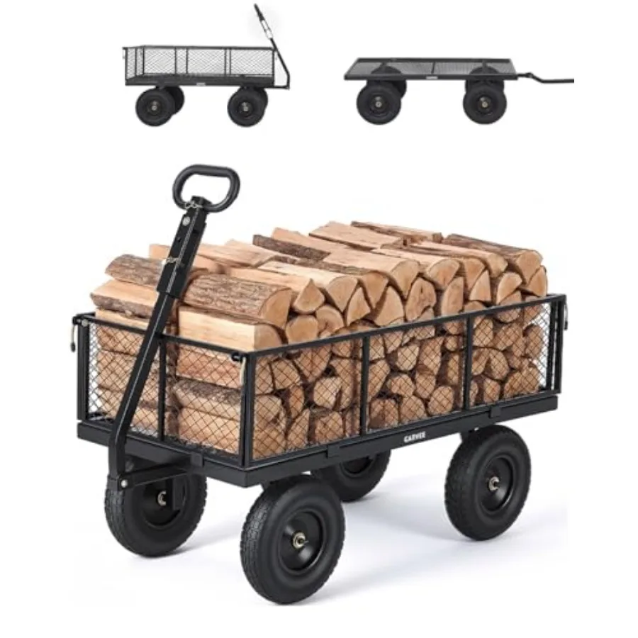Versatile Outdoor Utility Cart- Heavy-Duty, 13