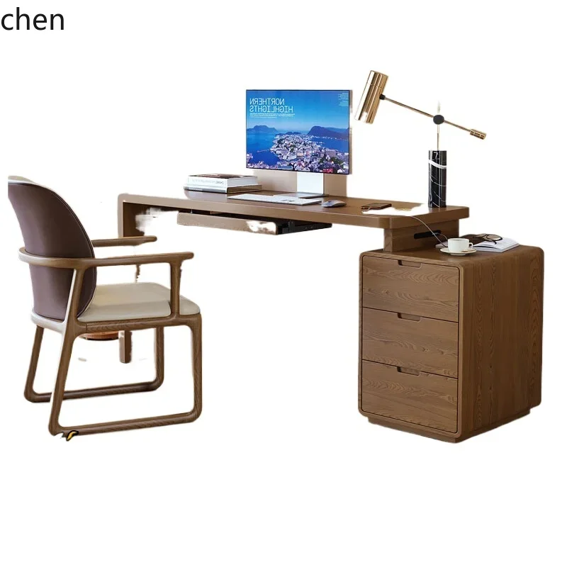 Hsn Solid Wood Desk…