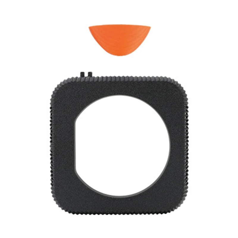 3D Printing Computer Base Power Button Front Heat Dissipation Bracket Dustproof Host Accessories for Mini Black-ABVP