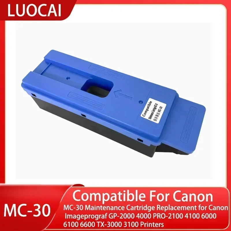 MC-30 Maintenance Cartridge Replacement for Canon Imageprograf GP-2000 4000 PRO-2100 4100 6000 6100 6600 TX-3000 3100 Printers