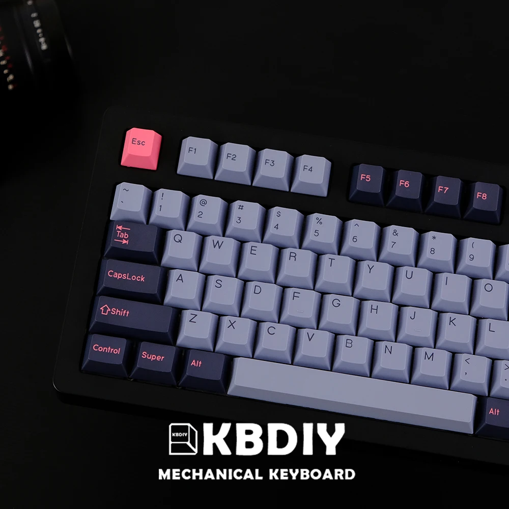 KBDiy 176 Keys/Set Cherry Profile GMK 8008 Keycap Custom for Mechanical Keyboard DIY PBT Keycaps for MX K500 GMK67 64/61/87/980