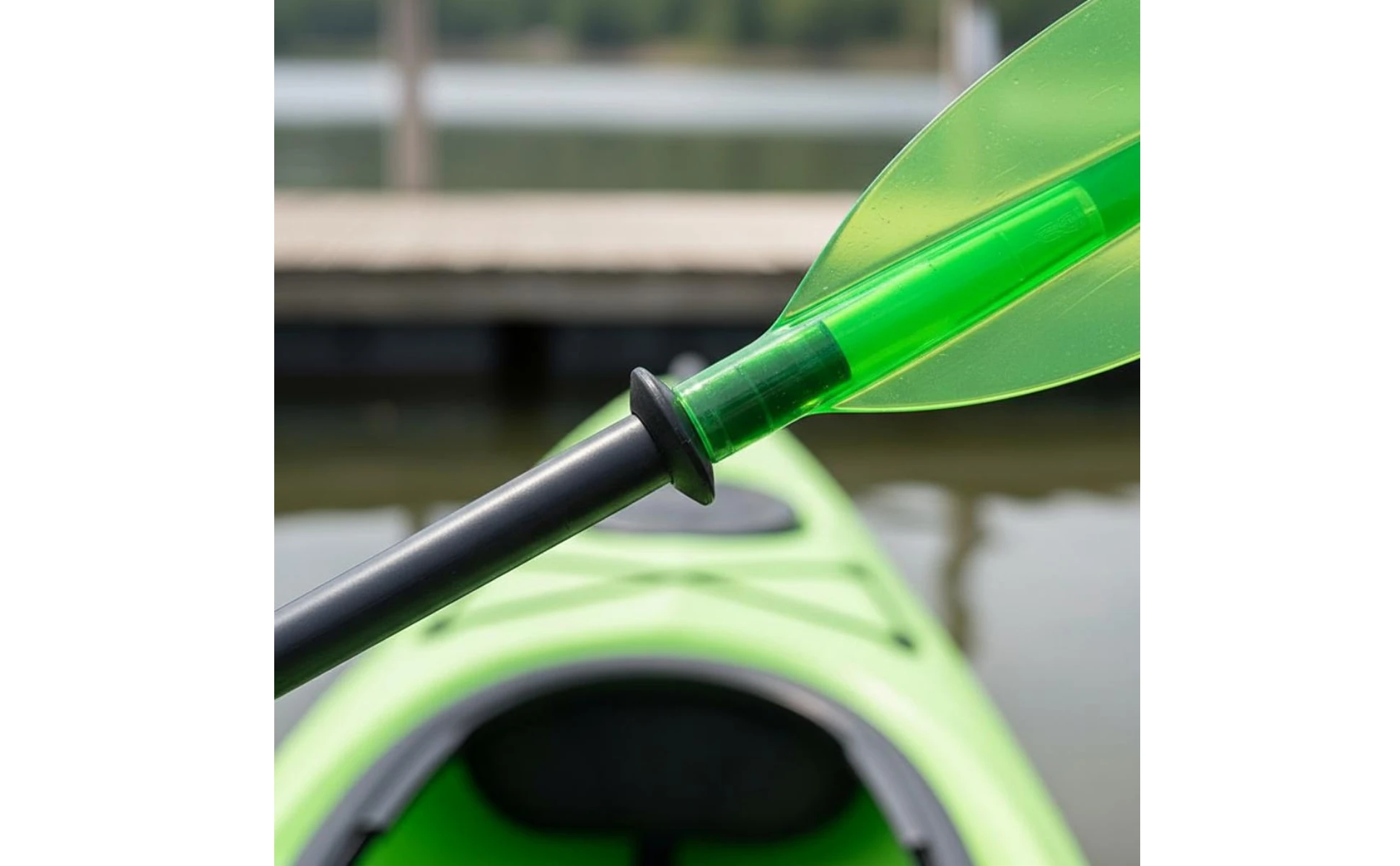 Two-Piece Kayak Paddle High-Strength Adjustable Kayak Paddle Water Sports Gear Corrosion-Resistant Detachable for Kayaking