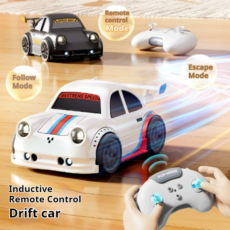 Радиоуправляемая машина с жестами и дистанционным управлением 360° °   Трюк-дрифт с подсветкой и музыкой, 2,4 ГГц, высокоскоростная забавная игрушка для детей, подарок для мальчиков и девочек