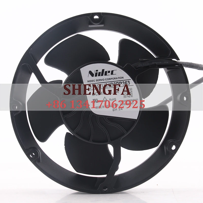 

Original Japan 12V 24V DC24V 3.4A EC AC 17CM 172X150X51MM 17251 4-wire high air volume inverter D1751U24B8PP363 cooling fan