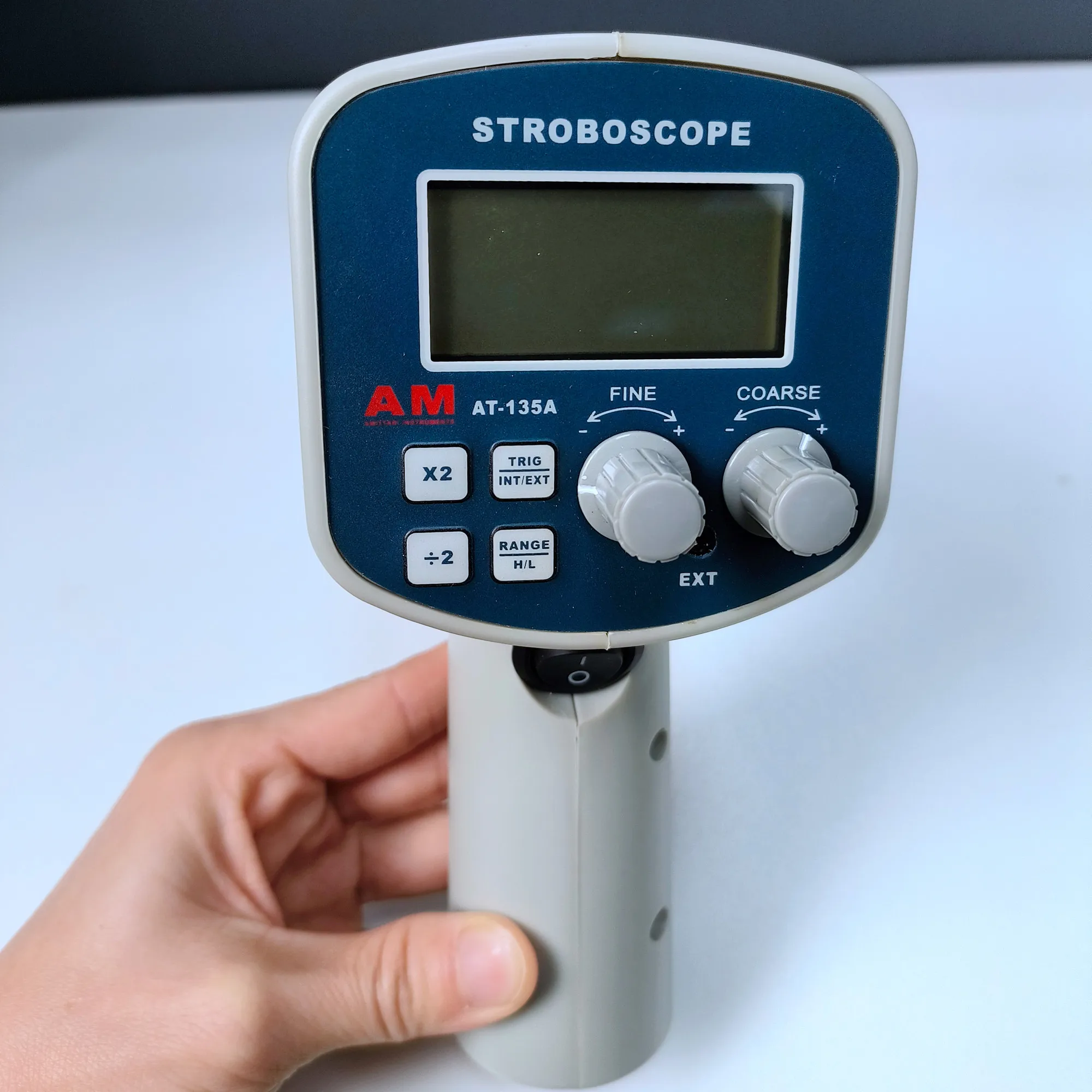 50~12000FPM Digital tachometer stroboscope light Portable speed measuring tools rotative velocity test equipment