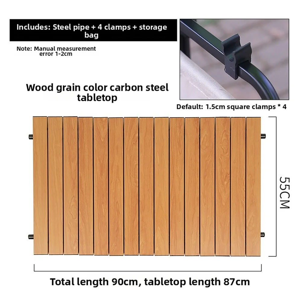 

Портативный складной стол-ролл из алюминиевого сплава для кемпинга в автодомах и прицепах с быстрой сборкой и стальными опорами