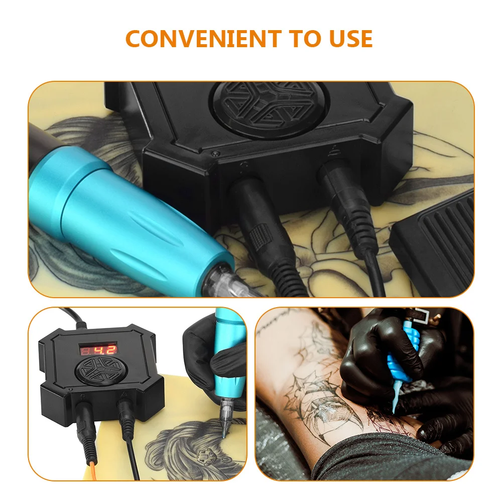 

Tattooing Power Stabilizer LED Digital Screen Voltage Regulating Tool Durable Shell for Tattoo Pens and Machines