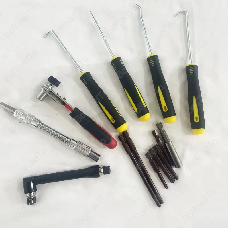 

14pcs Car Oil Seal Screwdrivers Long Pick Hook Set Gasket Puller Pick Tools Measuring Unit Dismantling Tool