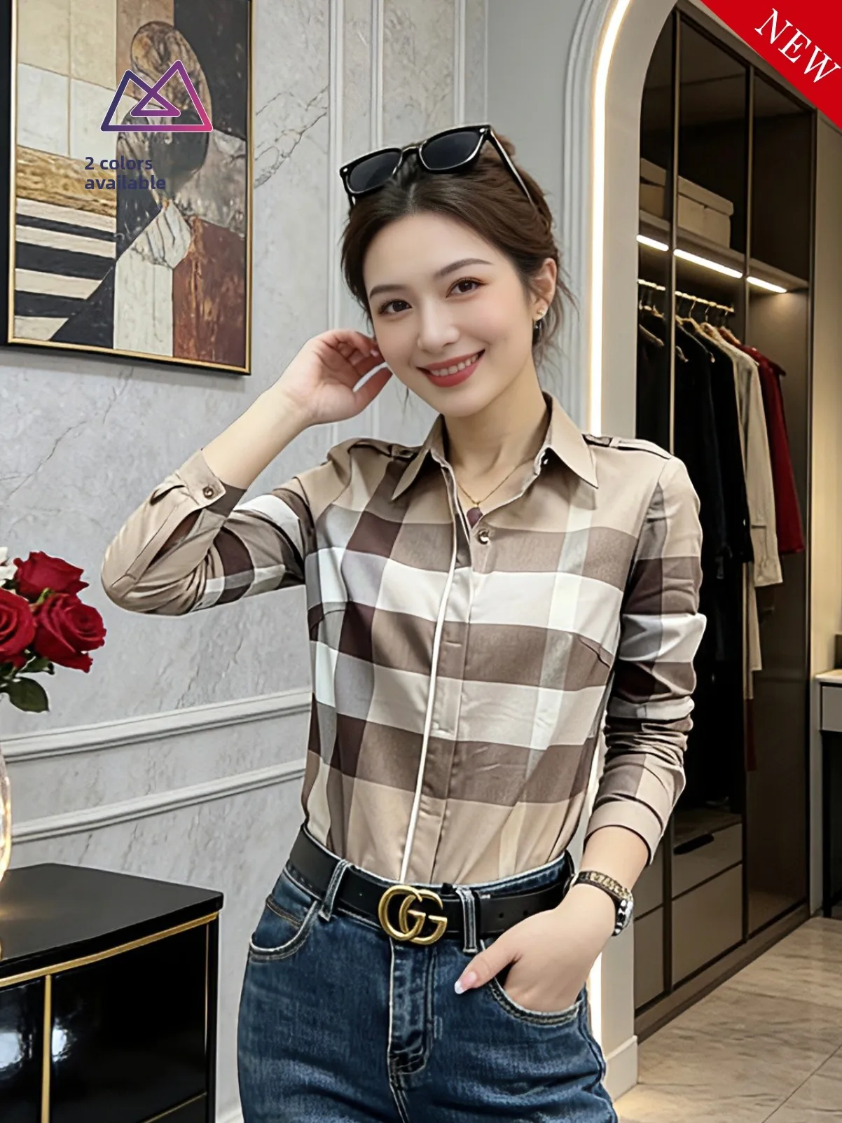 

Весна 2026: Женский полосатый повседневный кардиган с длинным рукавом, модный, приталенный, с отложным воротником, дышащий, комфортный