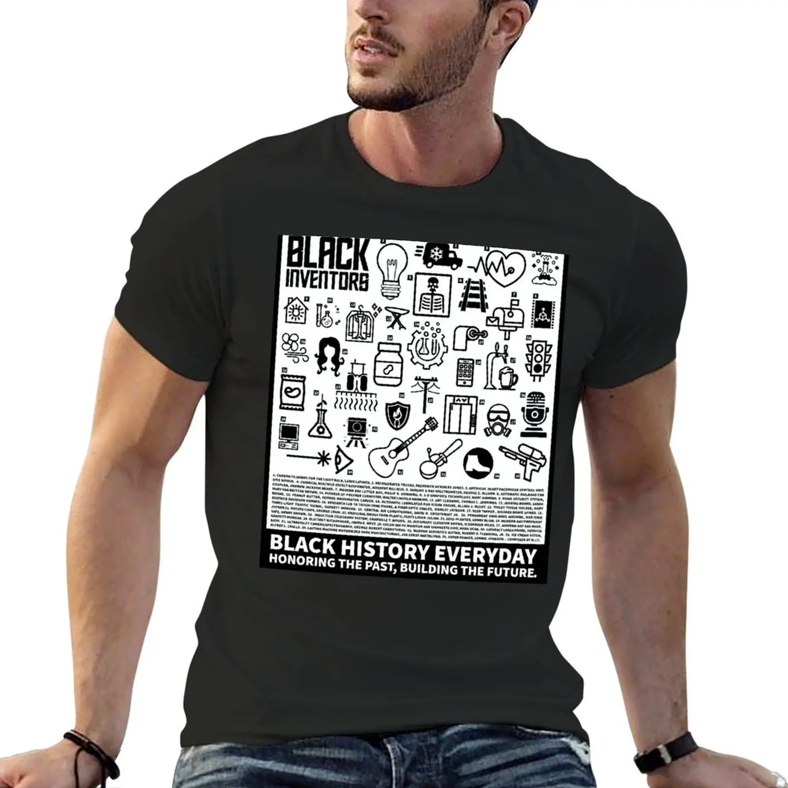 

Black Inventors. Black History Month Everyday T-Shirt cheap stuff graphic t shirts graphic t shirt vintage mens t shirts pack