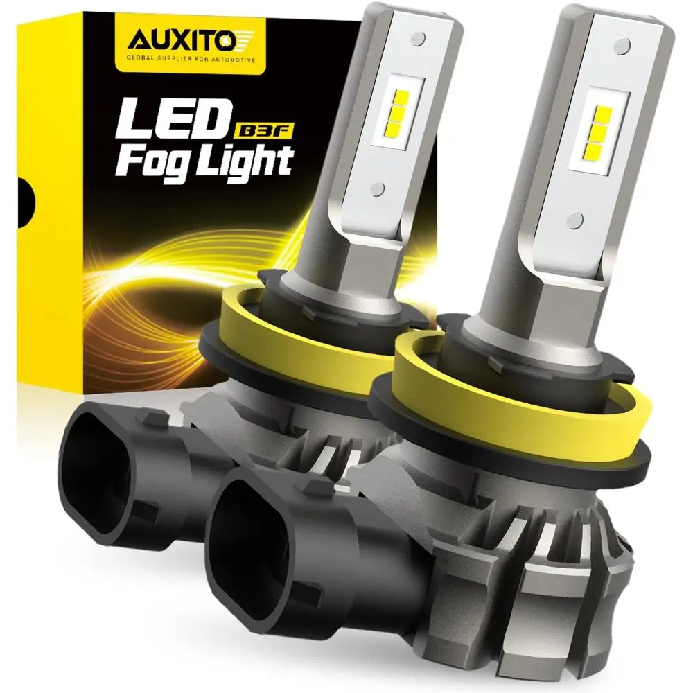 

H11/H8/H16 LED Fog Lights, 15000LM 6500K, 900% Bright, CSP LED Chips, Plug & Play, 2-Pack