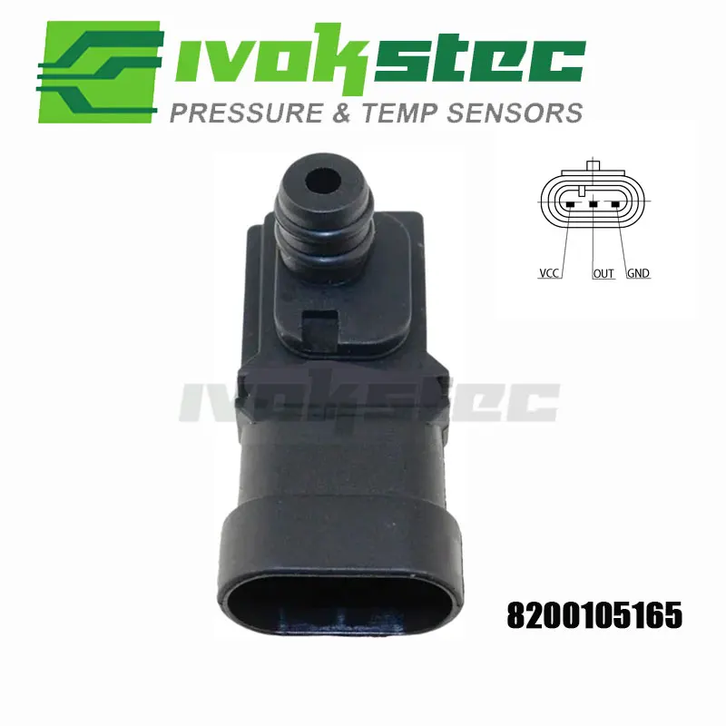 8200121800 8200105165 7700101762   Czujnik MAP do Rena-ult Clio Espace Kangoo Megane Scenic Laguna Logan Thalia 1.2