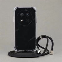 Magic7 Magic6 Magic5 Lite Transparent Crossbody Necklace Lanyard Case For Huawei Magic 7 6 5 Lite 5G Shockproof Back Cover