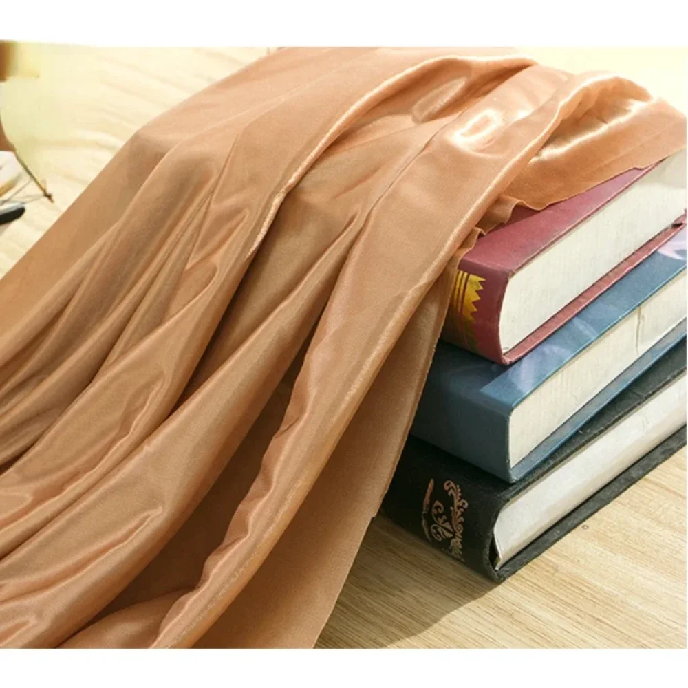 

Перламутровая ткань из ледяного шелка для пошива одежды, декораций для свадебных фонов и сцены, материал для рукоделия