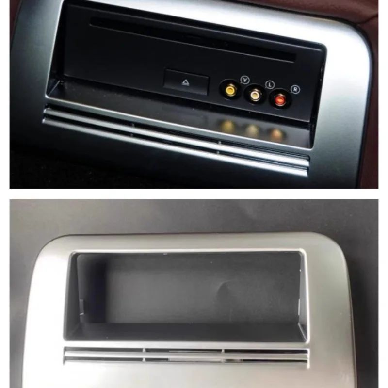 

1pcs for Benz E200E260 E300L E400L Rear Seat CD Player Illuminated Frame DVD Decorative Electroplating Frame Car Accessories