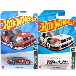 Original Hot Wheels Car Audi 90 Quattro Kids Toys for Boys 1/64 Diecast Model Carro Juguetes Retro Racers Children Gift C4982-77