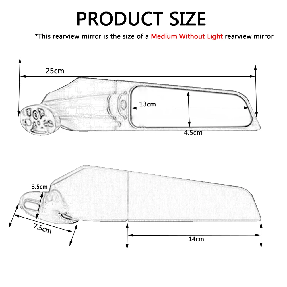 Motorcycle Mirror For Kawasaki Ninja ZX6R 2003-2008 2007 Aluminum Motorcycle Rearview Side Mirrors Rearview Mirror accessories