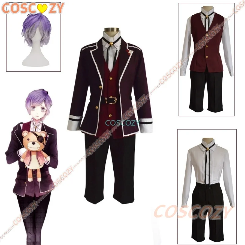 Diabolik-Kanato Sakamaki Cosplay Traje Masculino, Todos os Tamanhos, Personalizado, Uniforme Legal