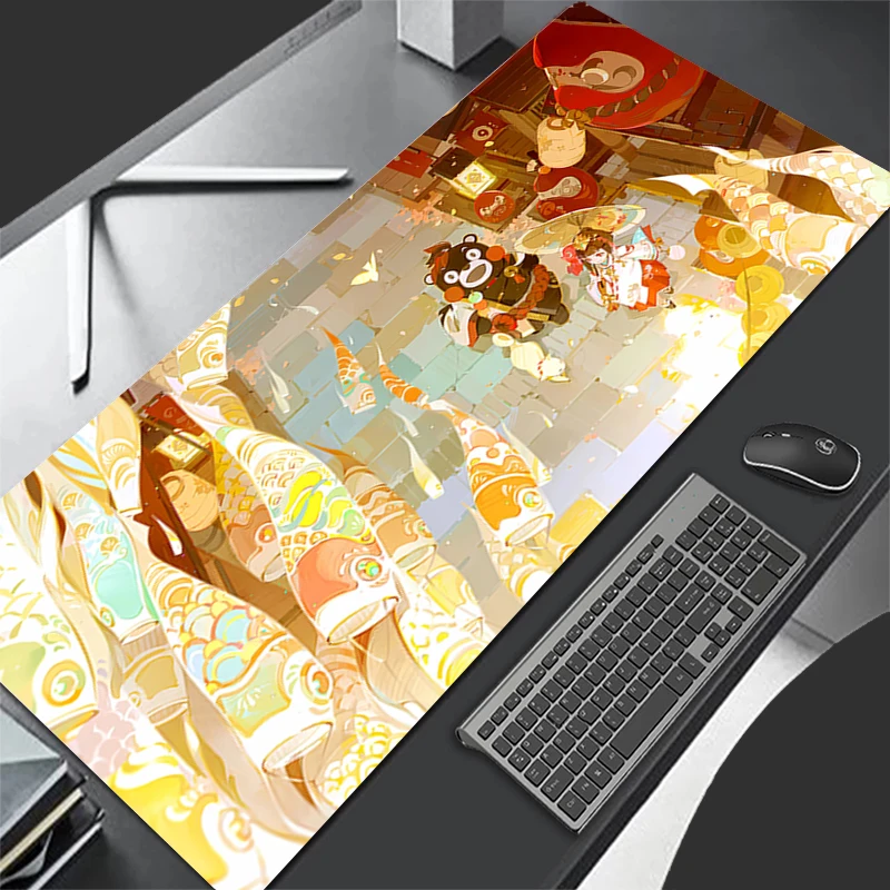 Mousepad Pattern Game Pad Rubber Cool Mouse Pad O-onmyoji PC Accessories Desk Mat Non Slip Table Mat Gamer Cabinet Keyboard Pad