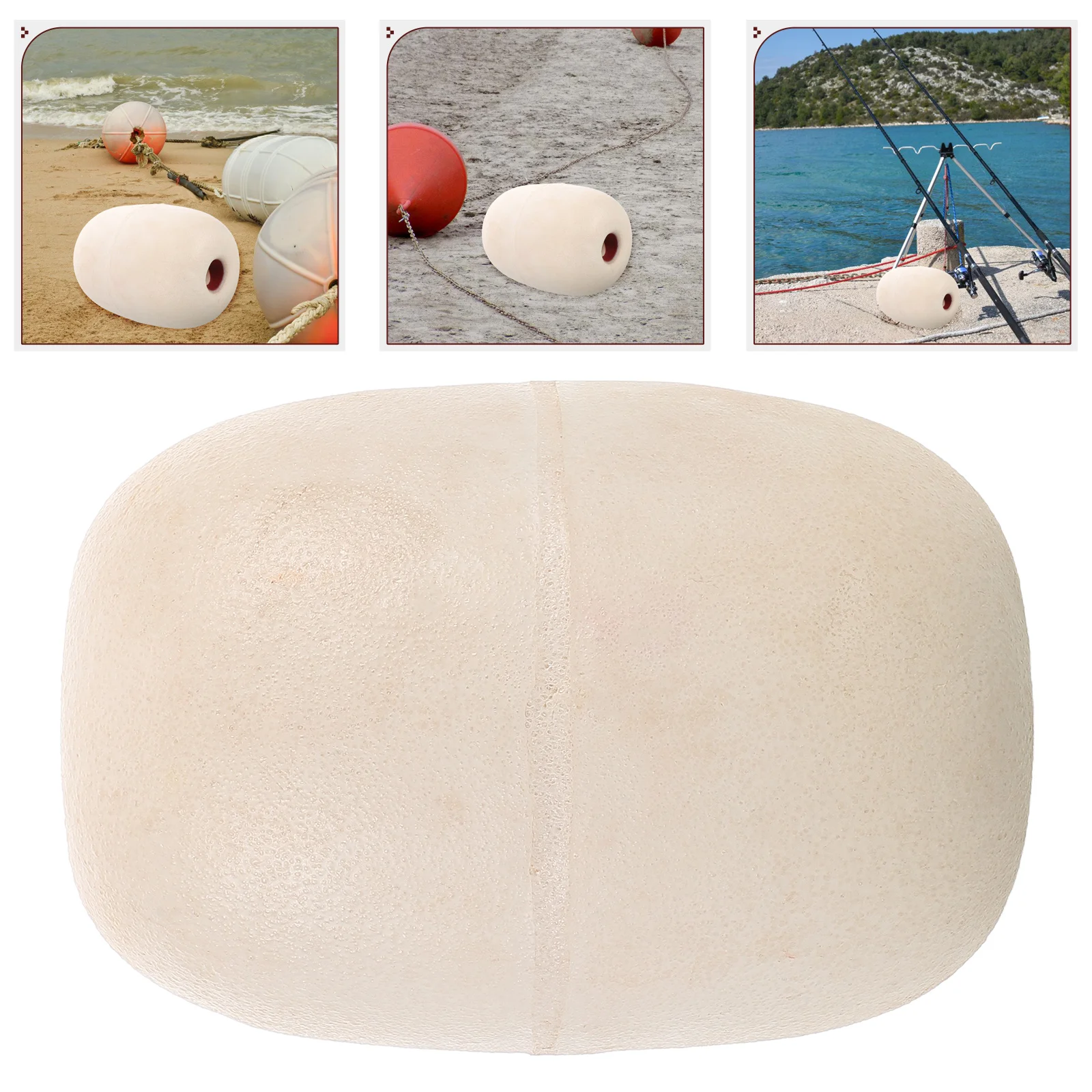 

1pcs Fishing Buoy Floats Buoys Net Accessories Boating Pvc Anchor Lightweight High Buoyancy Material Sunlight Resistant Seamless