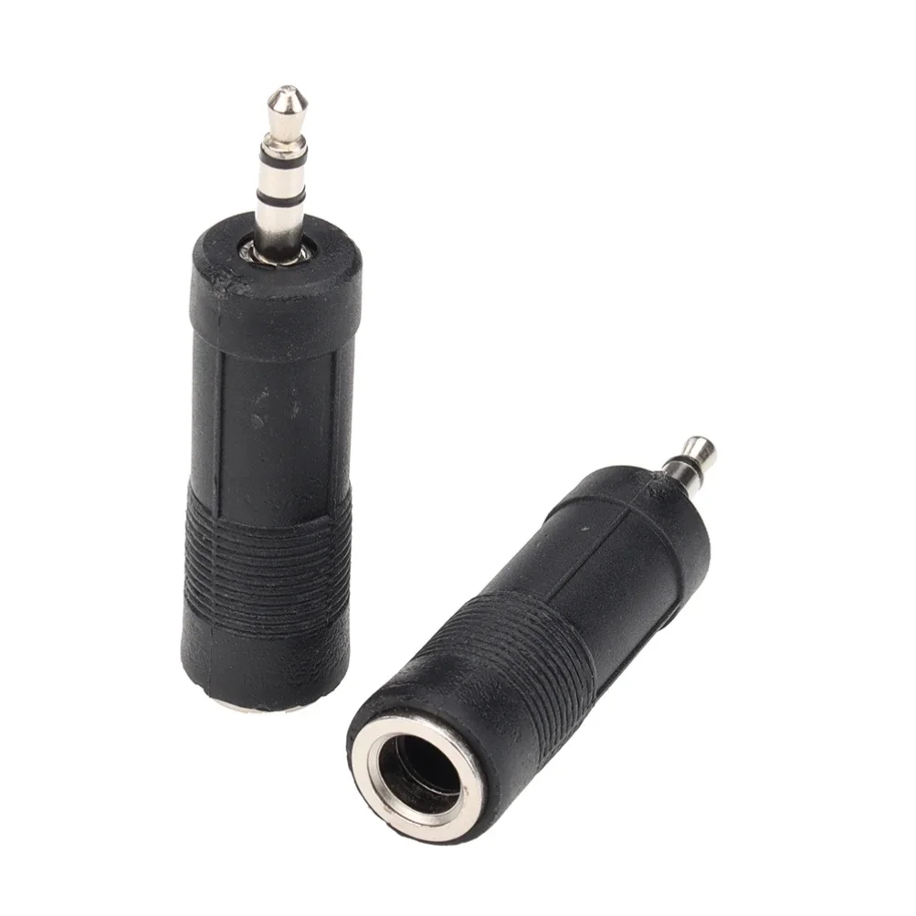 Jack Aux Converter 3.5mm Male to 6.5mm Female Socket Audio Headphone Adapter Connector