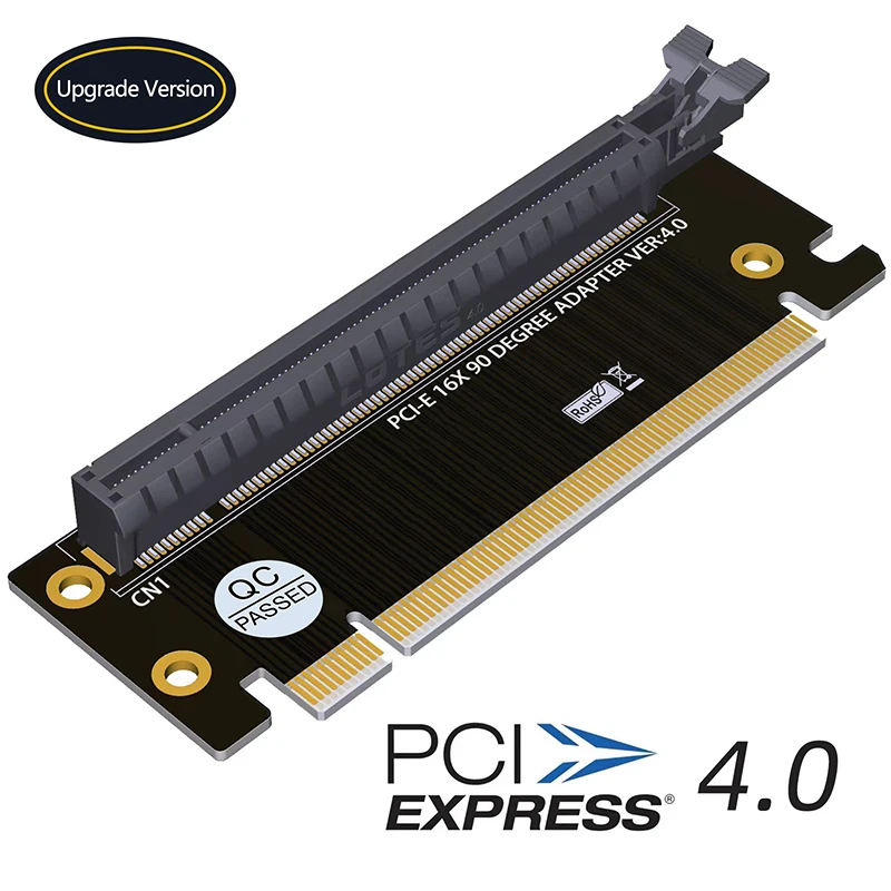 Tarjeta elevadora PCI Express 4,0 16X, ranura PCI-E a PCI-E 16X, conectores de 90 grados, adaptador de conversión PCIE X16 de alta velocidad para servidor 1U 2U