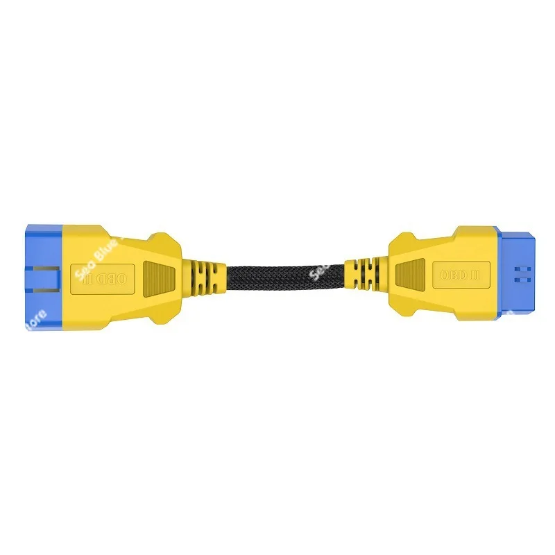 OBD extension cable revolution female one-to-one nylon extension cable car obd2 interface 16 cores
