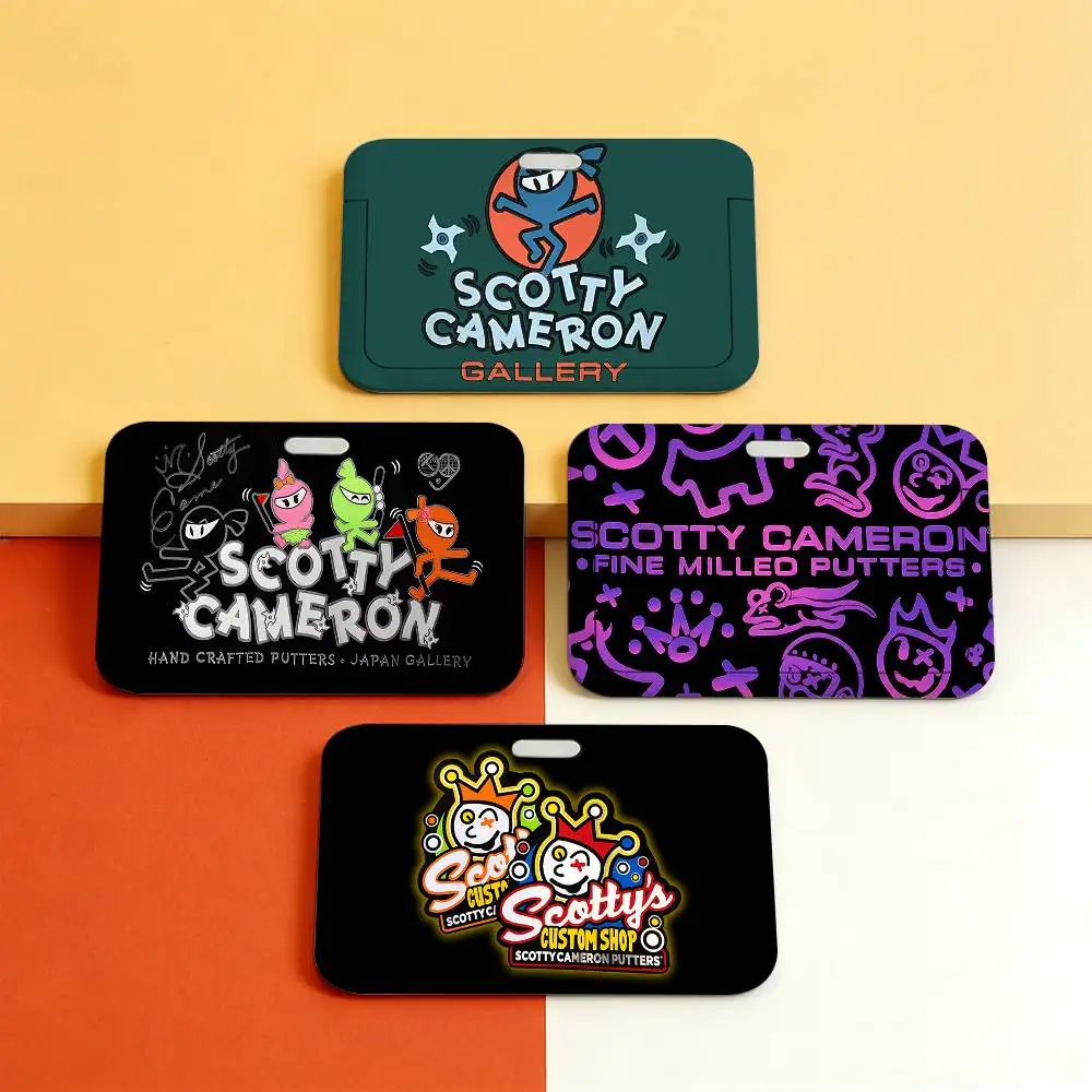 

Прозрачный пластиковый держатель для карт Golf S-ScoTTY C-CameRONS Anime Ninja G с выдвижной крышкой и шнурком для рабочего пропуска, удостоверения личности, бейджа, для работы и бизнеса