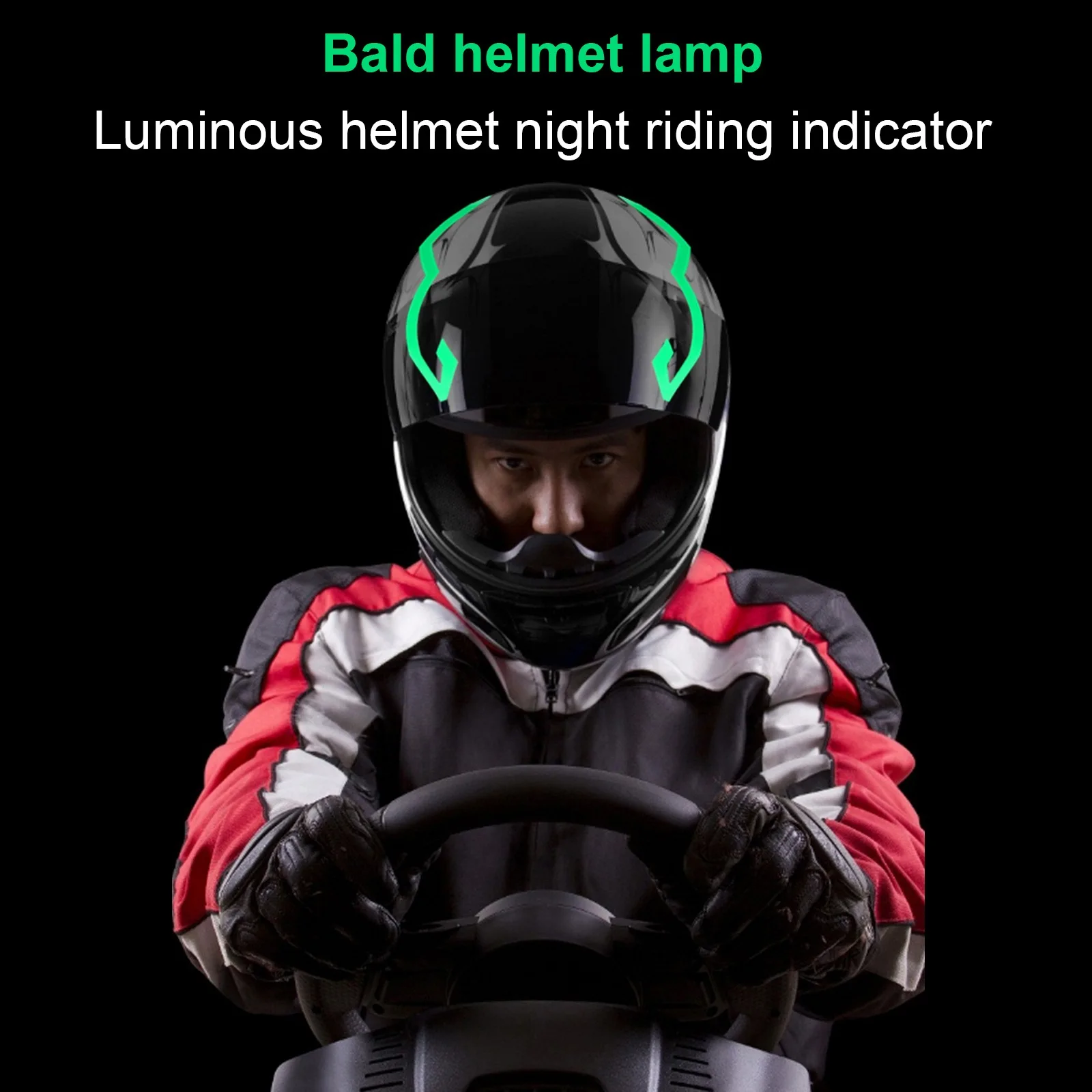 Pasek lampka na kask motocykla na zimno listwa oświetleniowa listwa oświetleniowa sygnalizujący jazdę DIY kask Moto dekoracyjne nakładki