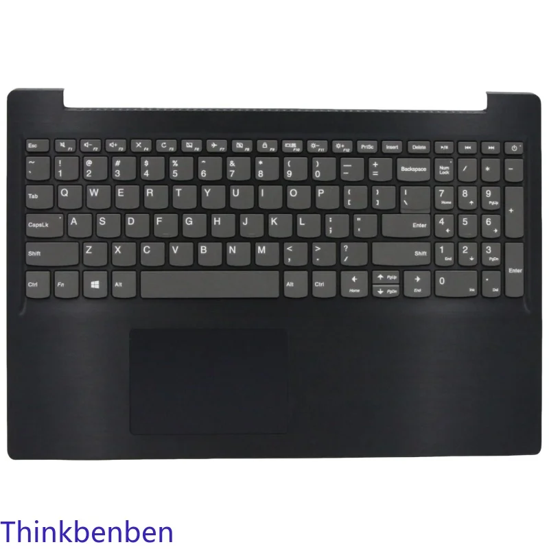 

US English Blue Keyboard Upper Case Palmrest Shell Cover For Lenovo Ideapad S145 15 340C 15 V15 5CB0U43913