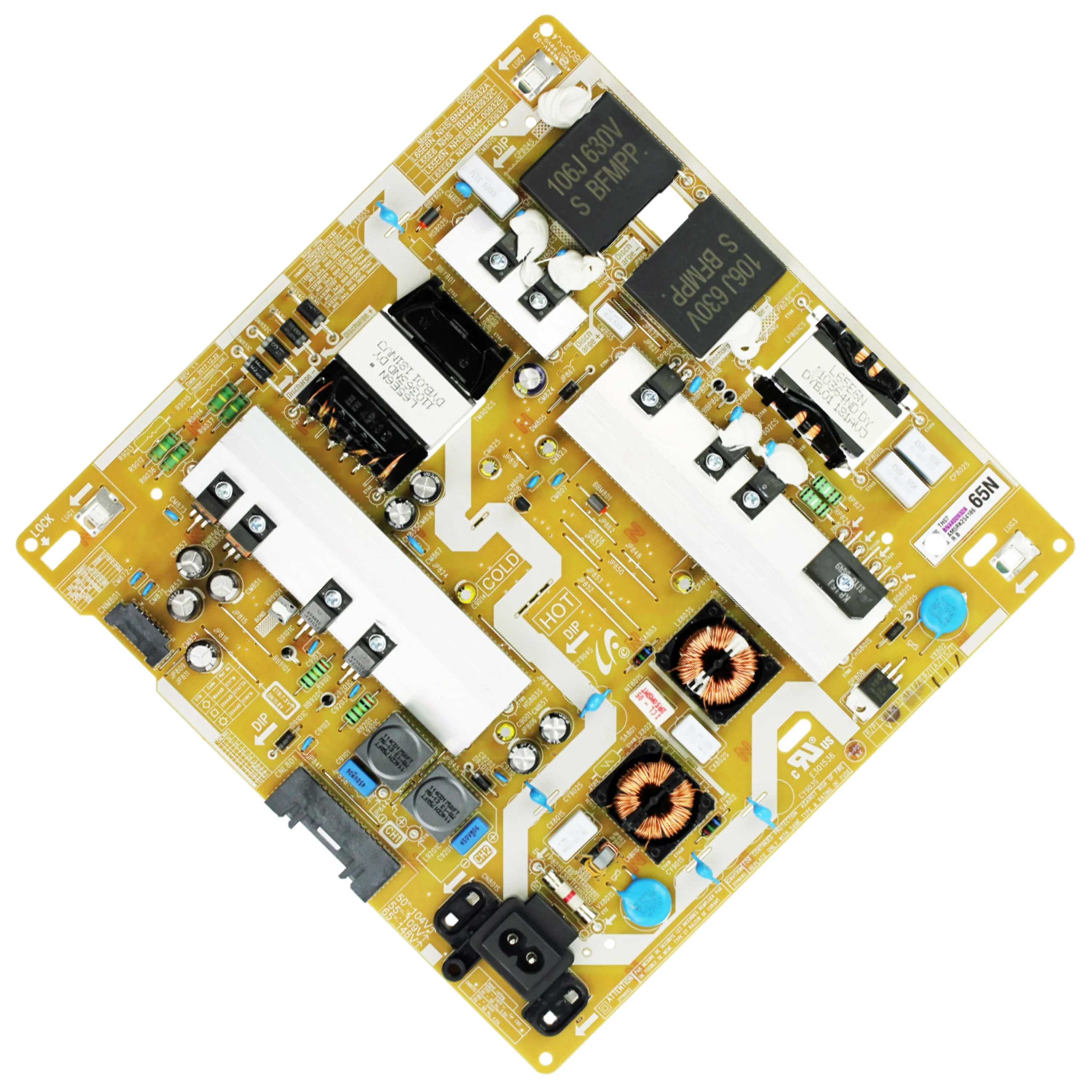 

Genuine BN44-00932A = BN44-00932C = BN44-00932N = BN44-00932M Power Supply Board is for UN55NU7100FXZA UN50NU7100FXZA L55E6_NHS