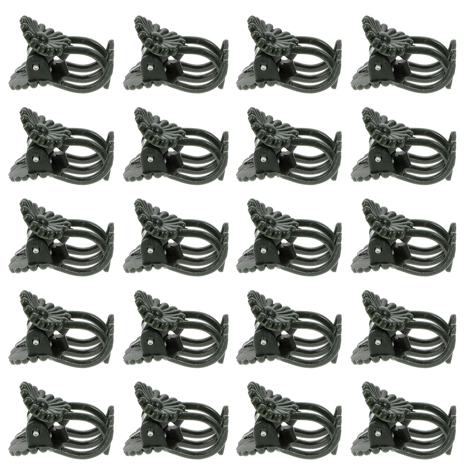 

150 шт. легких пластиковых зажимов для орхидей, поддержка стеблей цветов для вьющихся растений, для ухода за комнатными и уличными растениями