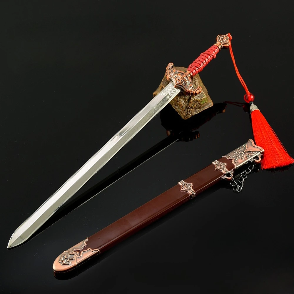 30 CM Naraka: Bladepoint Game Randapparatuur Noble Blade Metal Model Collectible Bureau Ornamenten Cosplay Zwaard Speelgoed Prop Jongen Geschenken