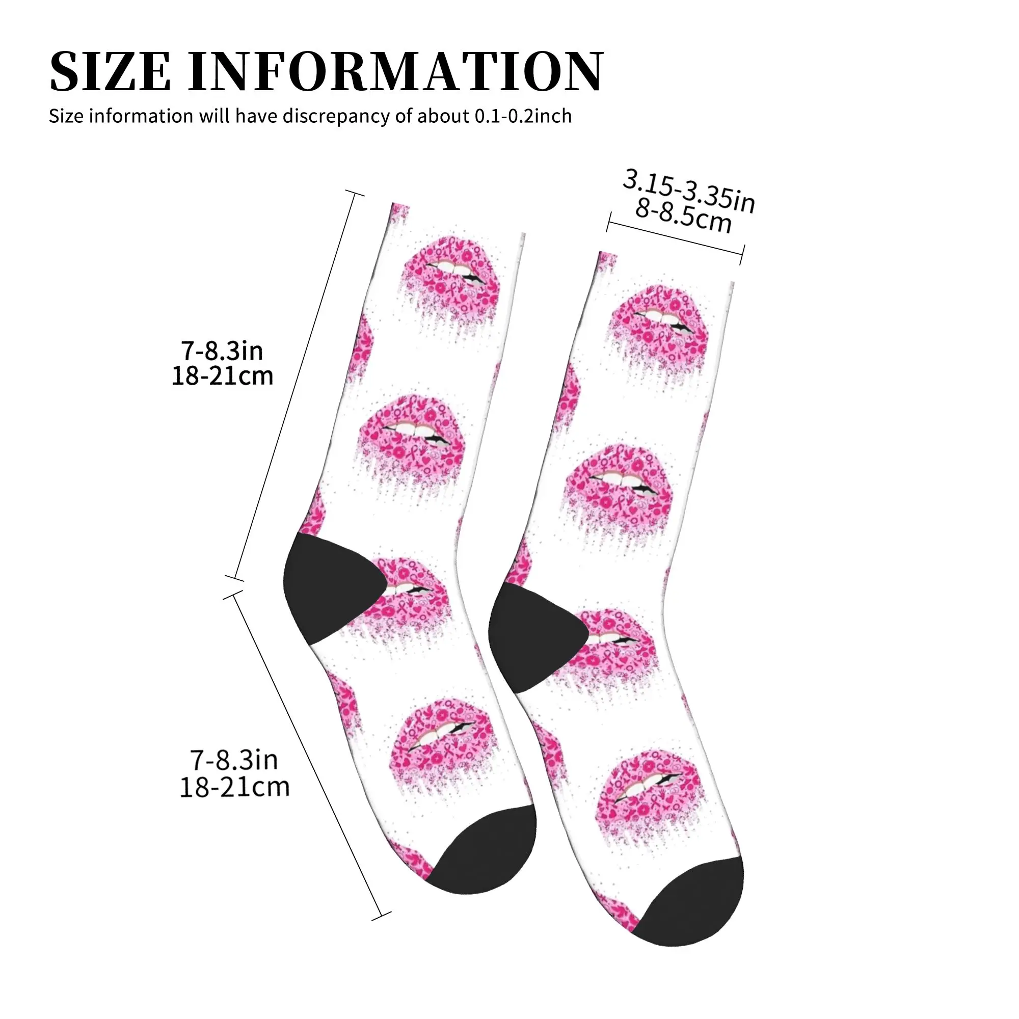 乳がんとの戦いストッキングデザインレトロソックス冬ノンスリップソックス男性アウトドアスポーツ高品質ソックス