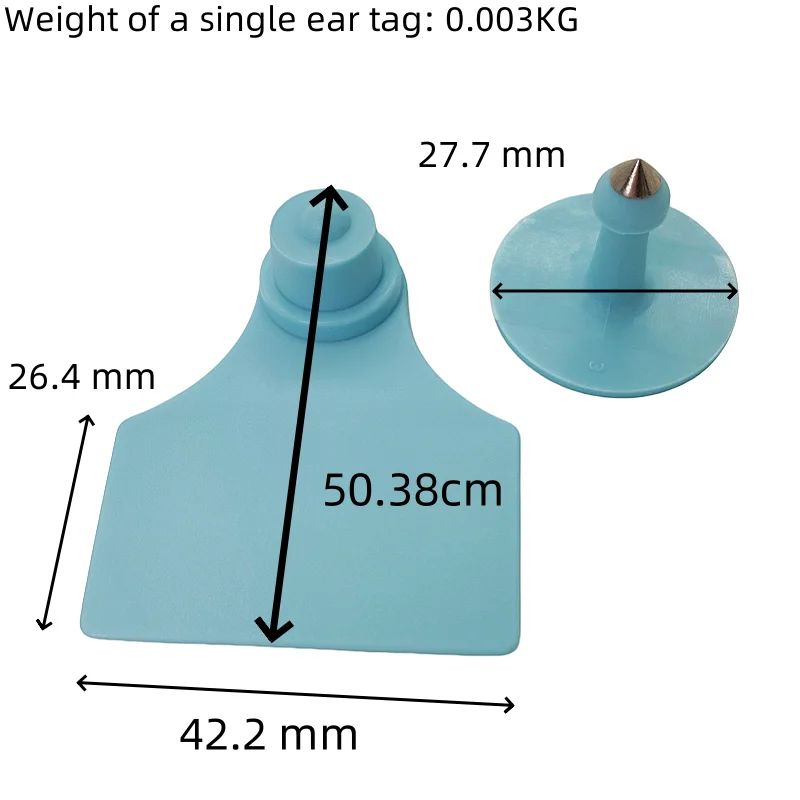 家畜農場用大型TPU耳タグ 改ざん防止動物耳タグ 高品質豚用耳タグ