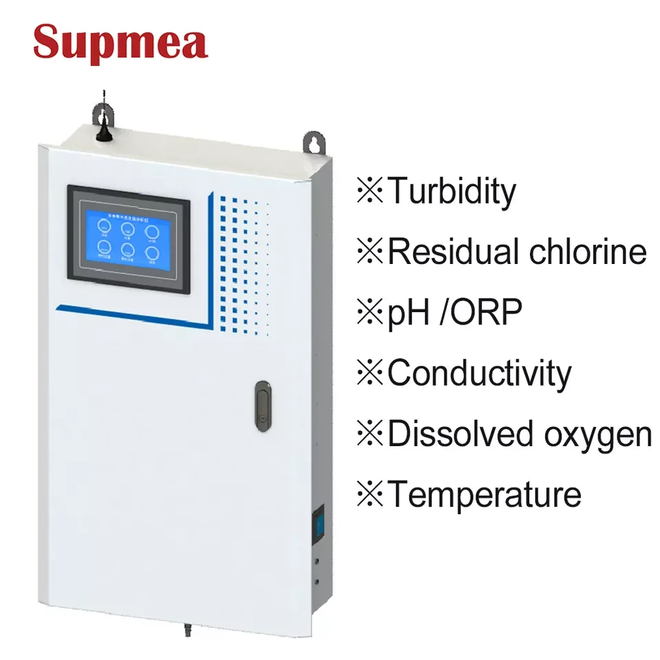 Supmea industrial PH TDS turbidity DO sensor conductivity online analyzer multiparameter water quality meter controller