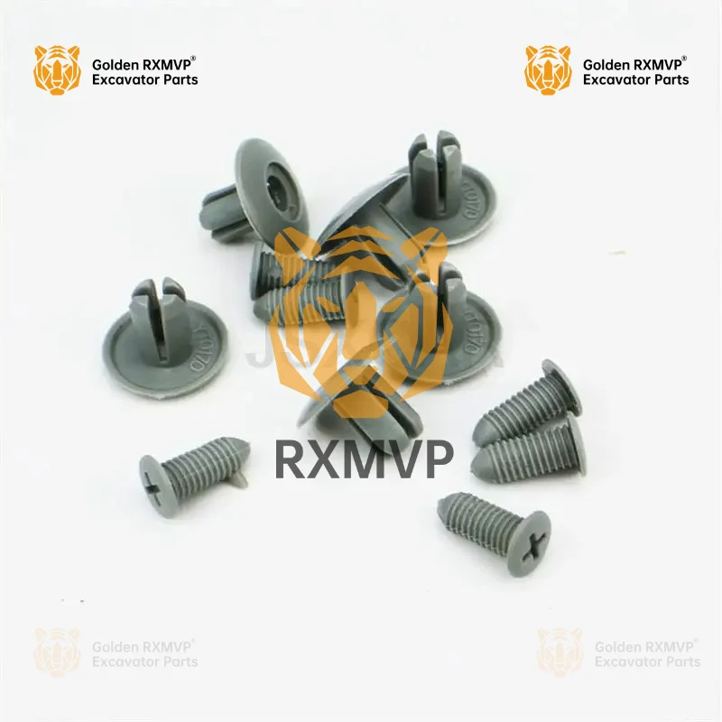 

For SANY Cab trim panel guard plate small screw plastic buckle high quality Excavator accessories Free shipping