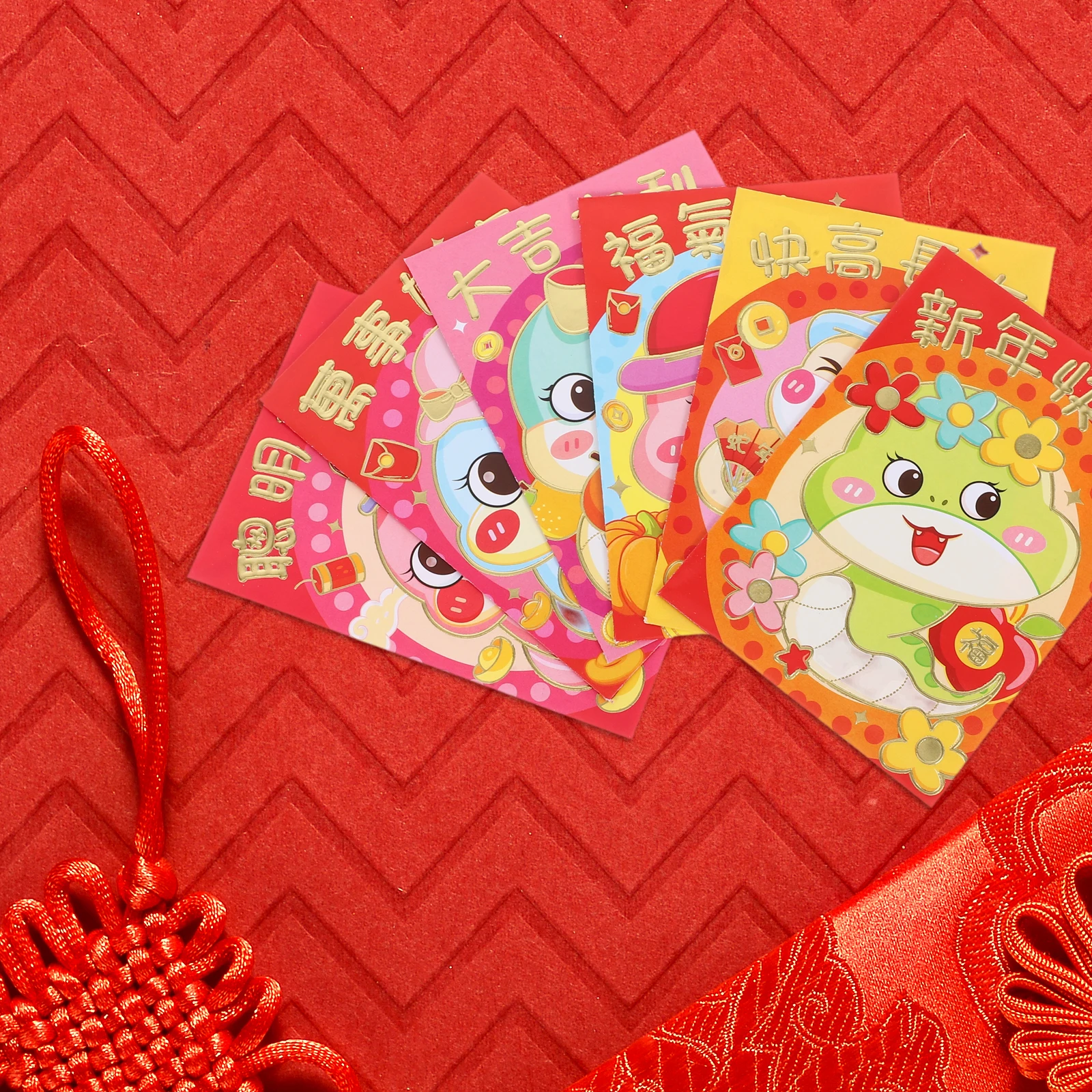 

30pcs Chinese Style Red Envelope Money Packet Party Red Packet New Year Present Year 2025 Spring Festival Cash Holder Secure