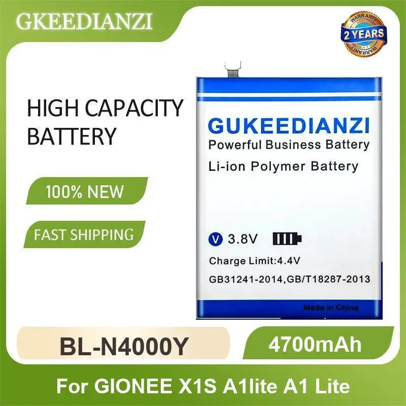 Аккумулятор для Gionee X1S A1 Lite F205 V0050UU GN9005 GN5001 M3 M3S M4 E8 GN9008 LA-44A BL-N4000Y BL-N2700B BL-N3150Z BL-N4000