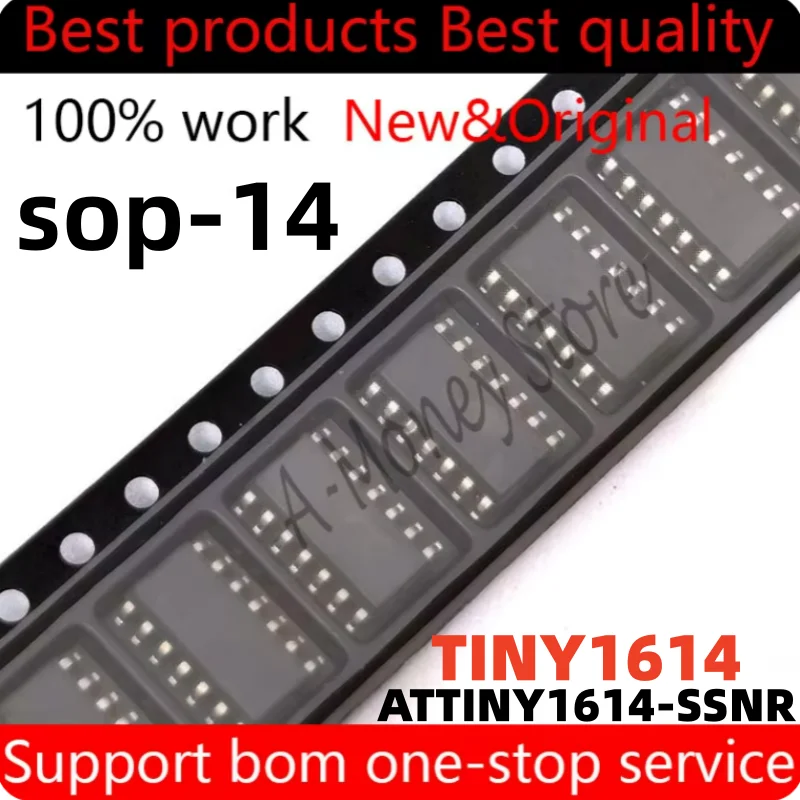 

(10pcs)ATTINY1614-SSNR ATTINY1614-SSN ATTINY1614 TINY1614N TINY1614 sop14